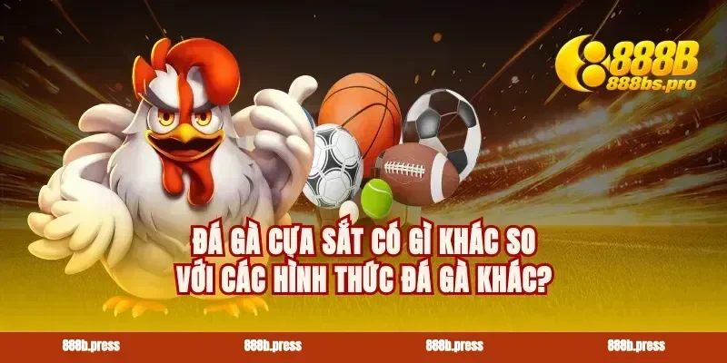 Đá gà cựa sắt có gì khác so với các hình thức đá gà khác?