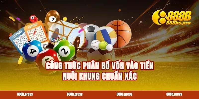 Công thức phân bổ vốn vào tiền nuôi khung chuẩn xác